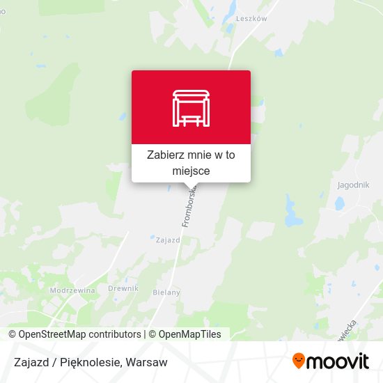 Mapa Zajazd / Pięknolesie