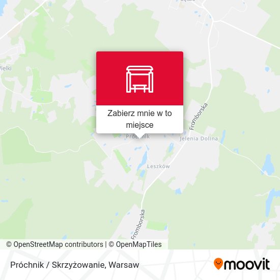 Mapa Próchnik / Skrzyżowanie