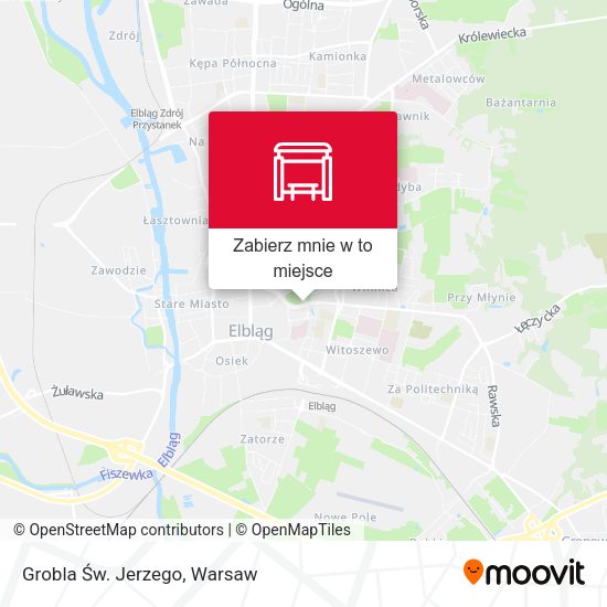 Mapa Grobla Św. Jerzego