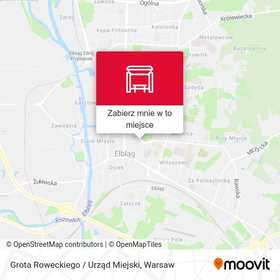 Mapa Grota Roweckiego / Urząd Miejski