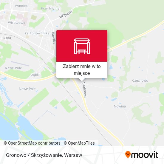 Mapa Gronowo / Skrzyżowanie