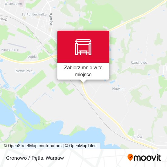 Mapa Gronowo / Pętla