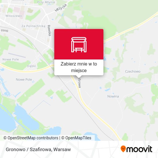 Mapa Gronowo / Szafirowa