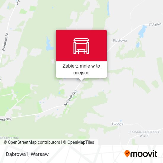 Mapa Dąbrowa I