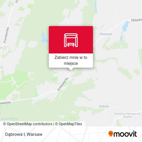 Mapa Dąbrowa I