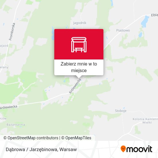 Mapa Dąbrowa / Jarzębinowa