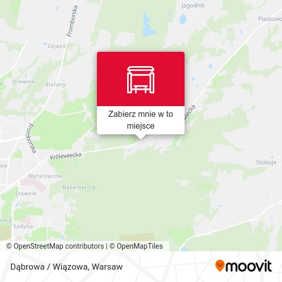 Mapa Dąbrowa / Wiązowa