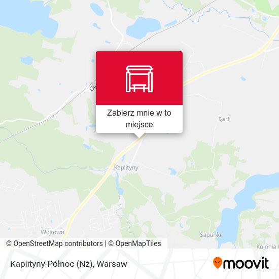 Mapa Kaplityny-Północ (Nż)