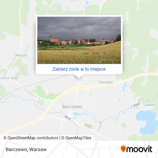 Mapa Barczewo