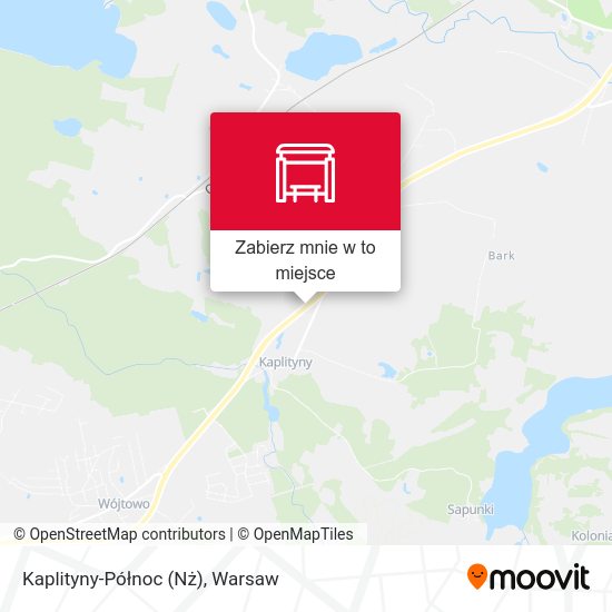 Mapa Kaplityny-Północ (Nż)