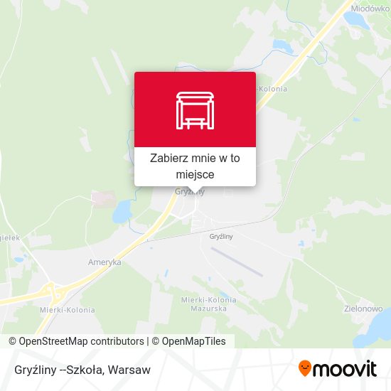 Mapa Gryźliny --Szkoła