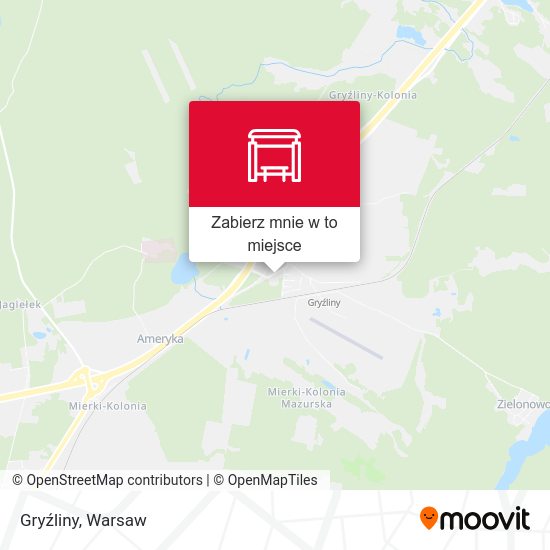 Mapa Gryźliny