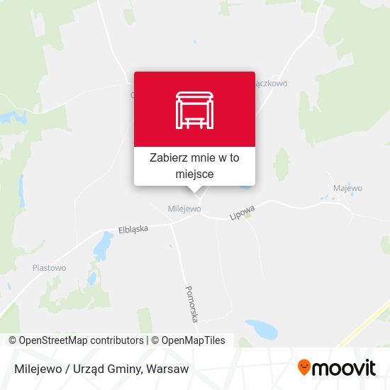 Mapa Milejewo / Urząd Gminy