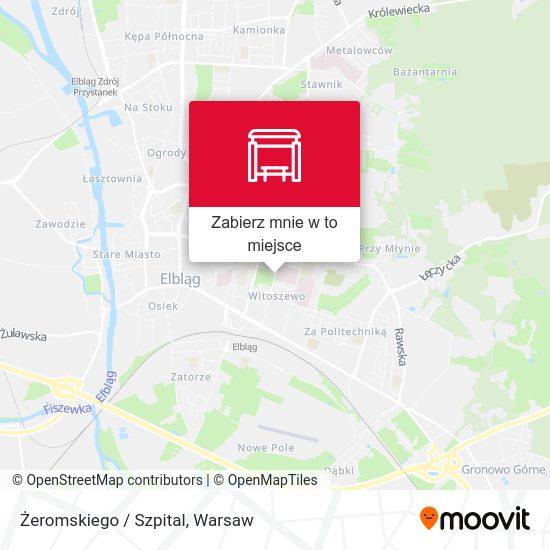 Mapa Żeromskiego / Szpital