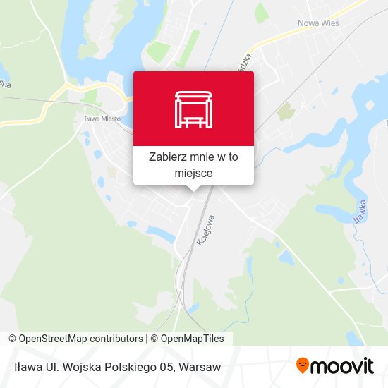 Mapa Iława Ul. Wojska Polskiego 05