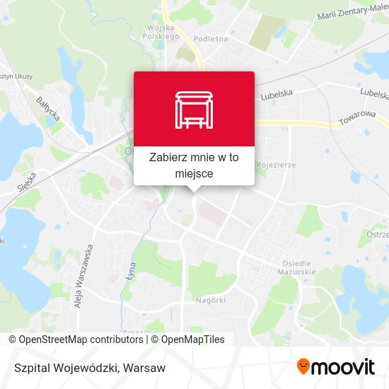 Mapa Szpital Wojewódzki