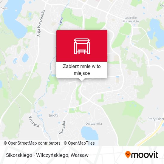 Mapa Sikorskiego - Wilczyńskiego