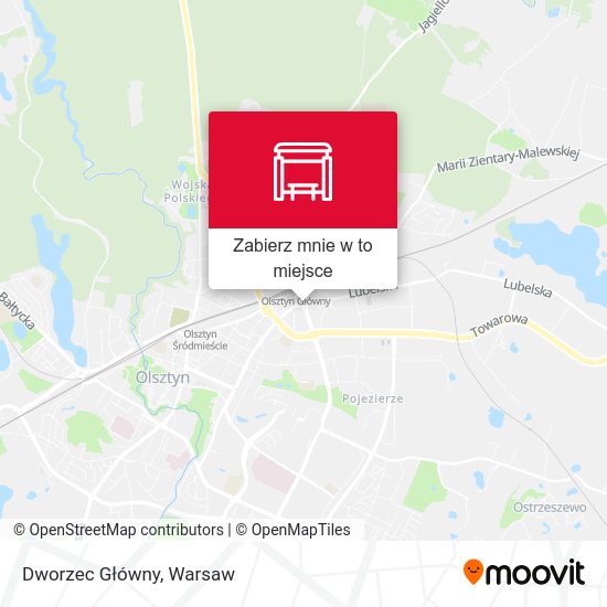 Mapa Dworzec Główny