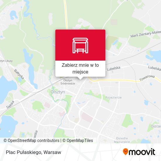 Mapa Plac Pułaskiego