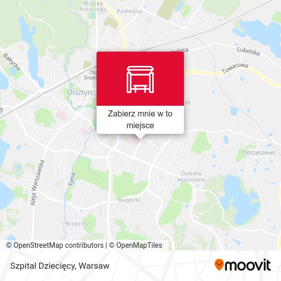 Mapa Szpital Dziecięcy