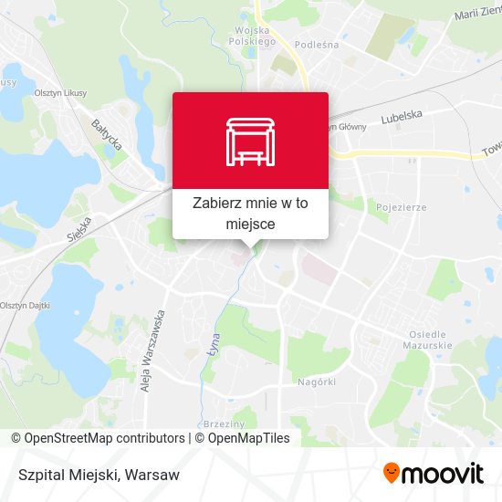 Mapa Szpital Miejski