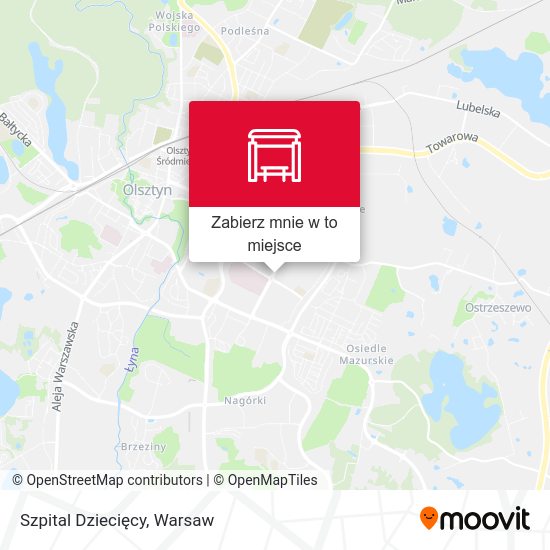 Mapa Szpital Dziecięcy