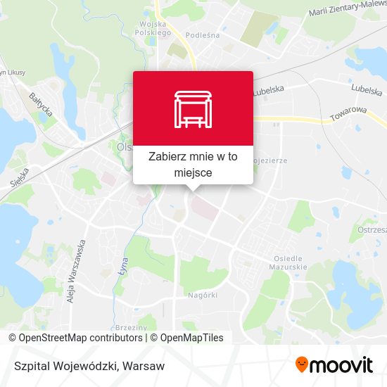 Mapa Szpital Wojewódzki