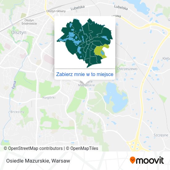 Mapa Osiedle Mazurskie