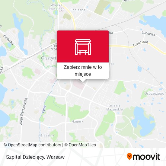 Mapa Szpital Dziecięcy