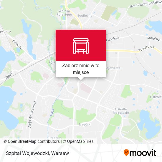 Mapa Szpital Wojewódzki