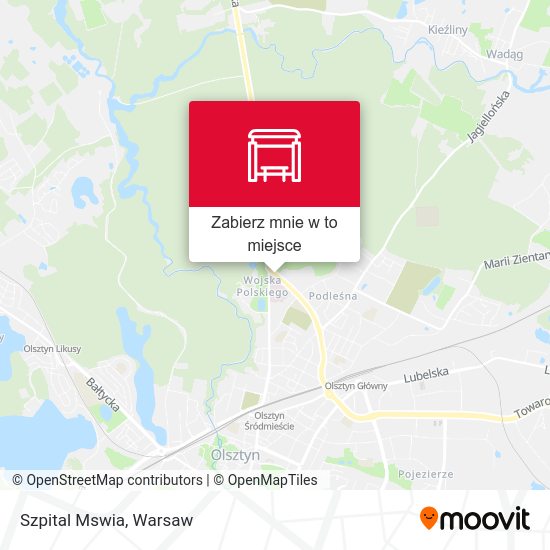 Mapa Szpital Mswia