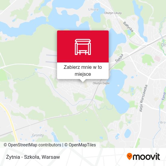 Mapa Żytnia - Szkoła