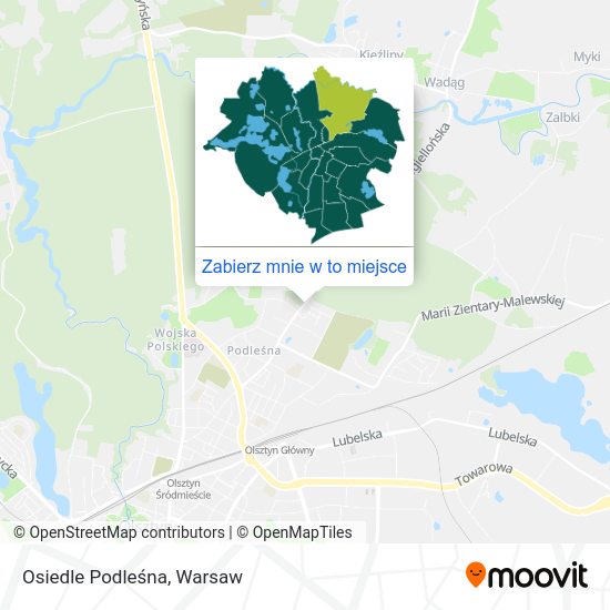 Mapa Osiedle Podleśna