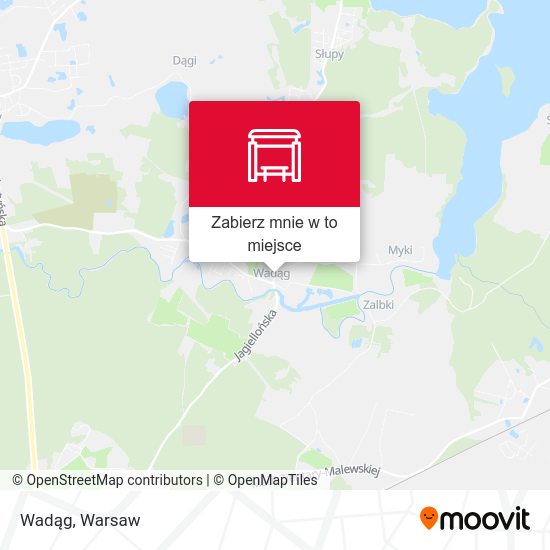 Mapa Wadąg