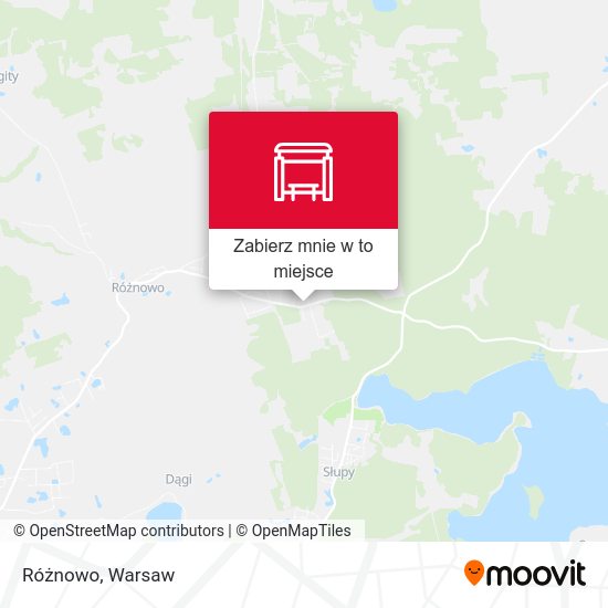 Mapa Różnowo