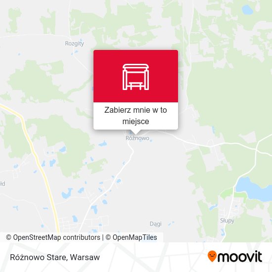 Mapa Różnowo Stare