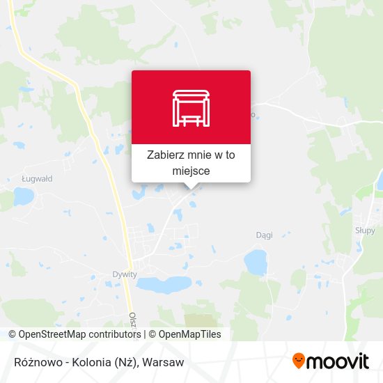 Mapa Różnowo - Kolonia (Nż)