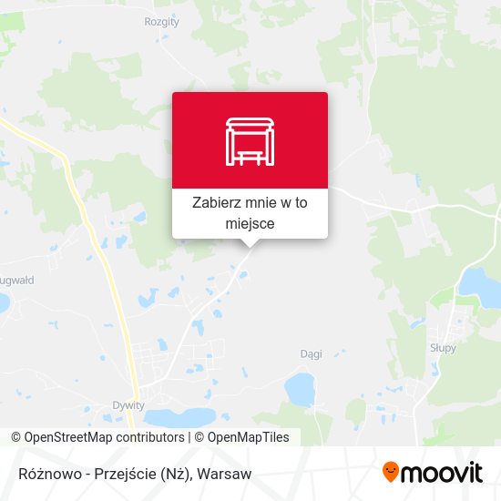 Mapa Różnowo - Przejście (Nż)