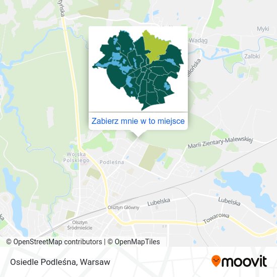 Mapa Osiedle Podleśna