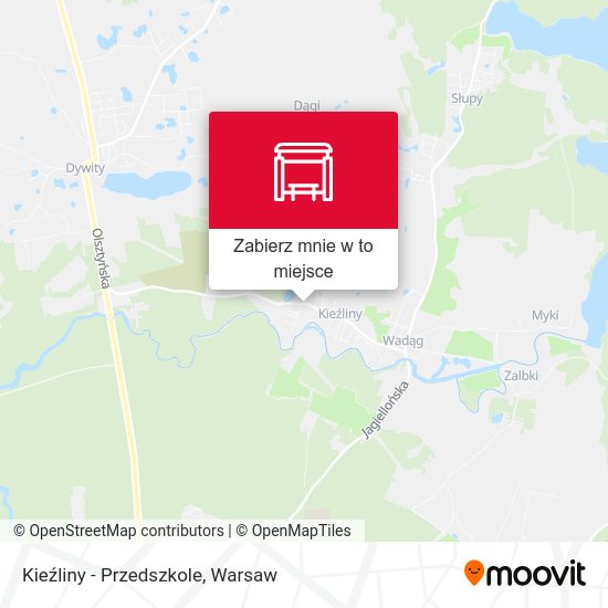 Mapa Kieźliny - Przedszkole