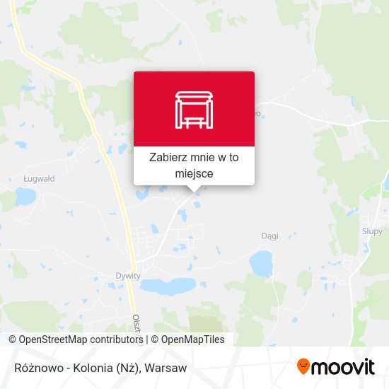 Mapa Różnowo - Kolonia (Nż)