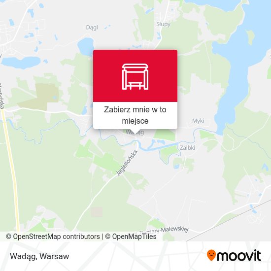 Mapa Wadąg