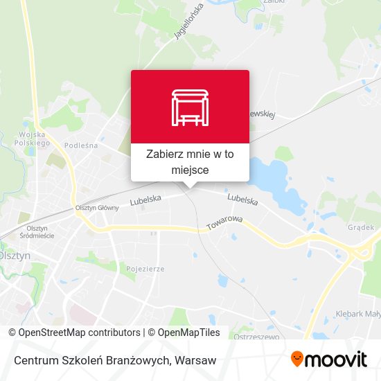 Mapa Centrum Szkoleń Branżowych