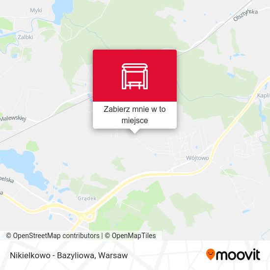 Mapa Nikielkowo - Bazyliowa