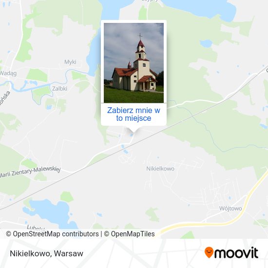 Mapa Nikielkowo