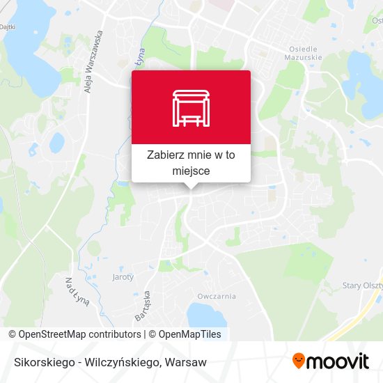 Mapa Sikorskiego - Wilczyńskiego