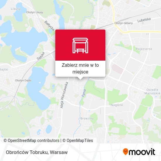 Mapa Obrońców Tobruku