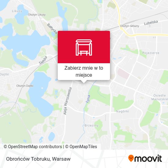 Mapa Obrońców Tobruku