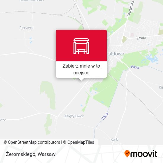 Mapa Żeromskiego