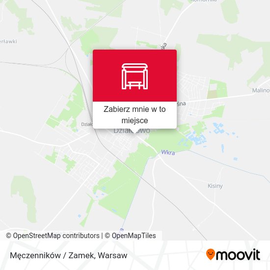 Mapa Męczenników / Zamek